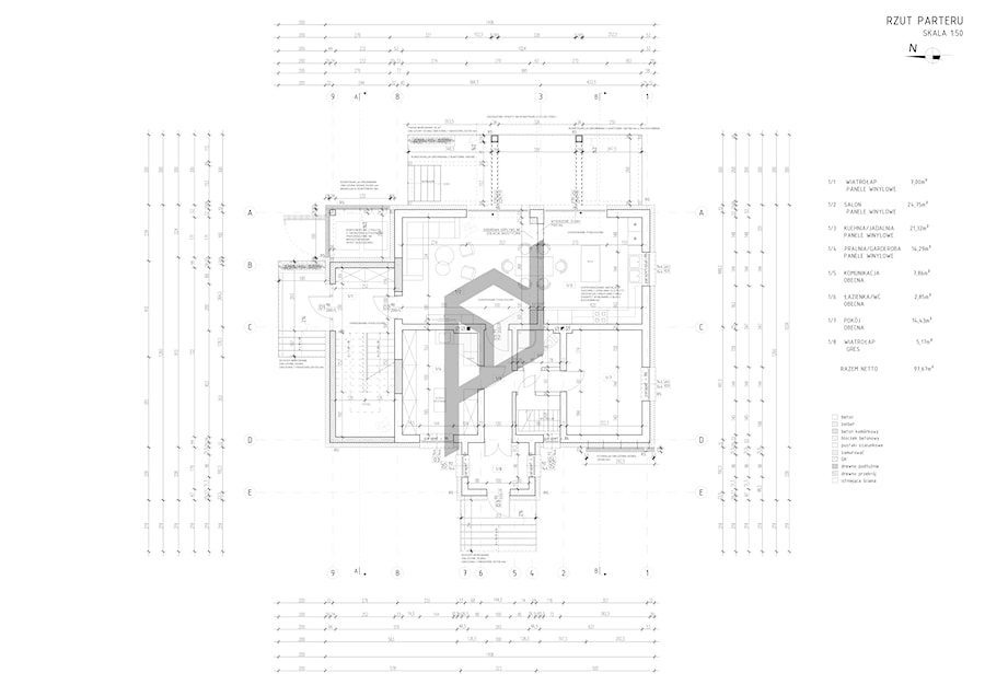 Projekt rozbudowy domu jednorodzinnego - Domy, styl nowoczesny - zdjęcie od pdobrowolski.design