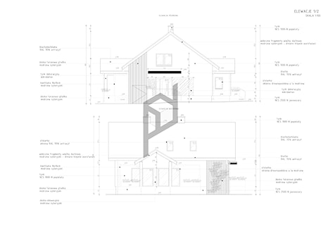 Aranżacje wnętrz - Domy: Projekt rozbudowy domu jednorodzinnego - Domy, styl nowoczesny - pdobrowolski.design. Przeglądaj, dodawaj i zapisuj najlepsze zdjęcia, pomysły i inspiracje designerskie. W bazie mamy już prawie milion fotografii!