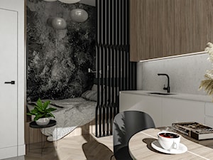 Lokal mieszkalny typu studio. - Salon, styl nowoczesny - zdjęcie od pdobrowolski.design