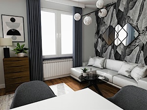 Strefa dzienna w kamienicy - Salon, styl nowoczesny - zdjęcie od pdobrowolski.design