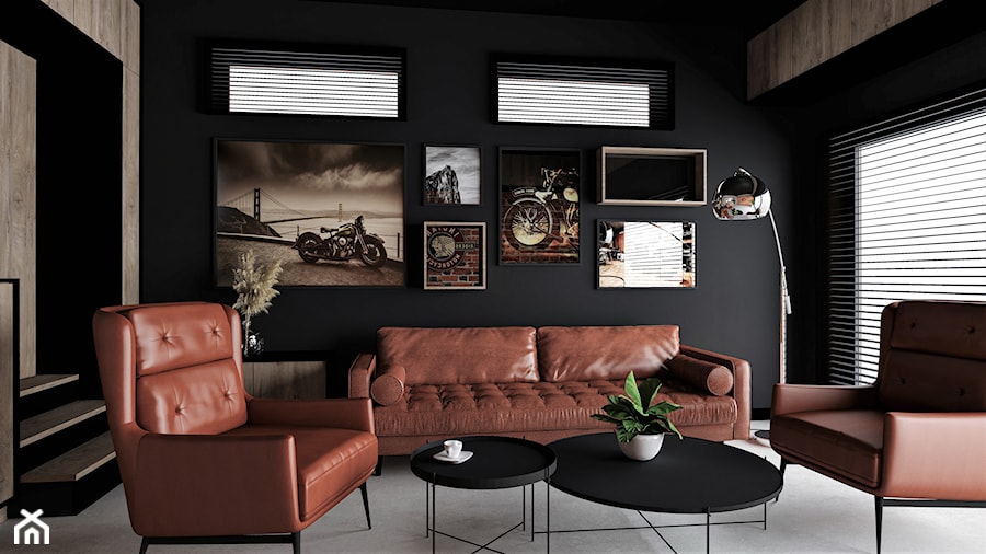 Projekt adaptacji garażu - Biuro, styl nowoczesny - zdjęcie od pdobrowolski.design