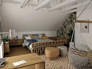 Projekt sypialni - Sypialnia, styl nowoczesny - zdjęcie od pdobrowolski.design