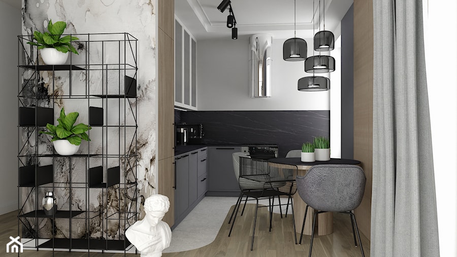 Mieszkanie w bloku - Kuchnia, styl nowoczesny - zdjęcie od pdobrowolski.design