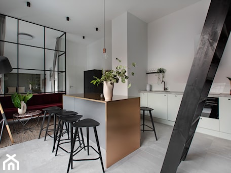 Aranżacje wnętrz - Salon: Realizacja - Apartament Grano Residence Gdańsk Śródmieście - Salon, styl skandynawski - Conceptownia. Przeglądaj, dodawaj i zapisuj najlepsze zdjęcia, pomysły i inspiracje designerskie. W bazie mamy już prawie milion fotografii!