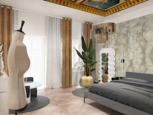 italian impression bedroom - zdjęcie od Paulina Maślak Architektura Wnętrz