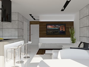 Apartament Klaudi - Salon, styl nowoczesny - zdjęcie od STYLE INTERIORS
