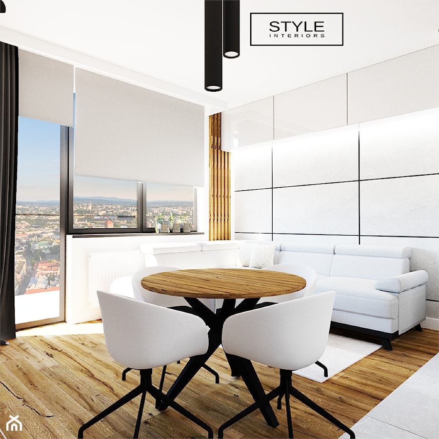 Mieszkanie Michała - Salon, styl nowoczesny - zdjęcie od STYLE INTERIORS