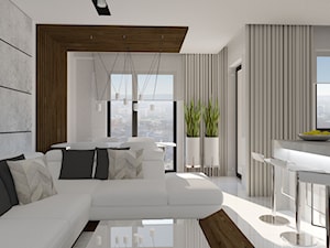 Apartament Klaudi - Salon, styl nowoczesny - zdjęcie od STYLE INTERIORS