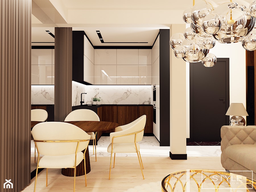 Luksusowy apartament Eli - Kuchnia - zdjęcie od STYLE INTERIORS