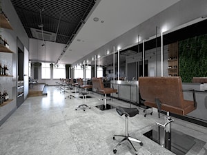 Salon fryzjerski w stylu loftowym