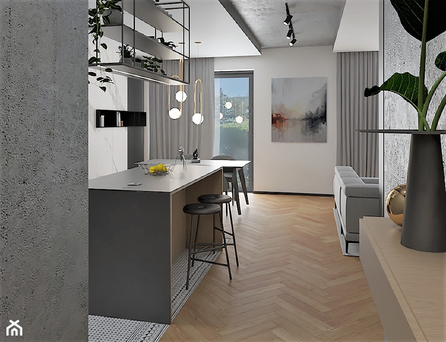 Dom jednorodzinny, Oleśnica - Kuchnia, styl nowoczesny - zdjęcie od Kąty Metry Pracownia Projektowania Wnętrz