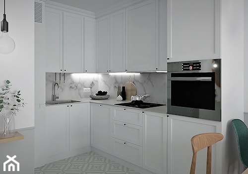 Mieszkanie 35m, Świdnik - Kuchnia, styl skandynawski - zdjęcie od Kąty Metry Pracownia Projektowania Wnętrz