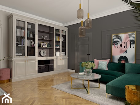 Aranżacje wnętrz - Salon: Salon | projekt Duszyńska Design - Hania Duszyńska. Przeglądaj, dodawaj i zapisuj najlepsze zdjęcia, pomysły i inspiracje designerskie. W bazie mamy już prawie milion fotografii!