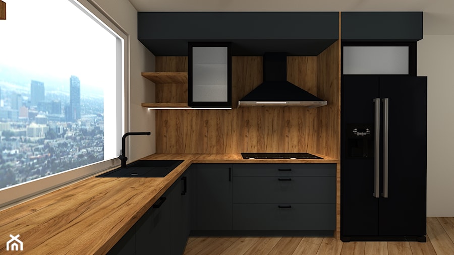 Kuchnia 20m2 - Kuchnia, styl nowoczesny - zdjęcie od Wnętrza z pasją