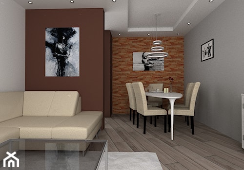 Mieszkanie 60m2 - Salon, styl tradycyjny - zdjęcie od Wnętrza z pasją