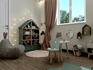Bajkowy pokój dziecięcy - zdjęcie od RED DOT Projektowanie Wnętrz