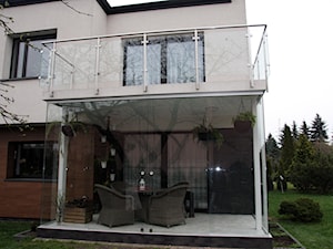 Balustrada balkonowa i zabudowa szklana tarasu - zdjęcie od iSZKŁO Krzysztof Janicki