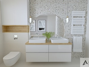Łazienka w płytkach Hika - Łazienka, styl nowoczesny - zdjęcie od ARZO DESIGN