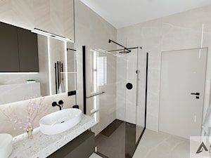 Łazienka w domu jednorodzinnym - zdjęcie od ARZO DESIGN
