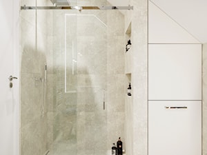 łazienka z prysznicem - zdjęcie od Make It Yours Studio projektowania wnętrz