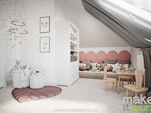 Różowy pokój dziewczynki - zdjęcie od Make It Yours Studio projektowania wnętrz