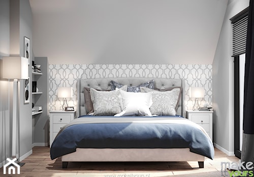 Sypialnia w stylu Hampton - zdjęcie od Make It Yours Studio projektowania wnętrz