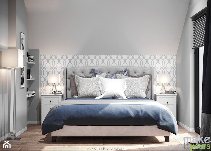 Sypialnia w stylu Hampton - zdjęcie od Make It Yours Studio projektowania wnętrz