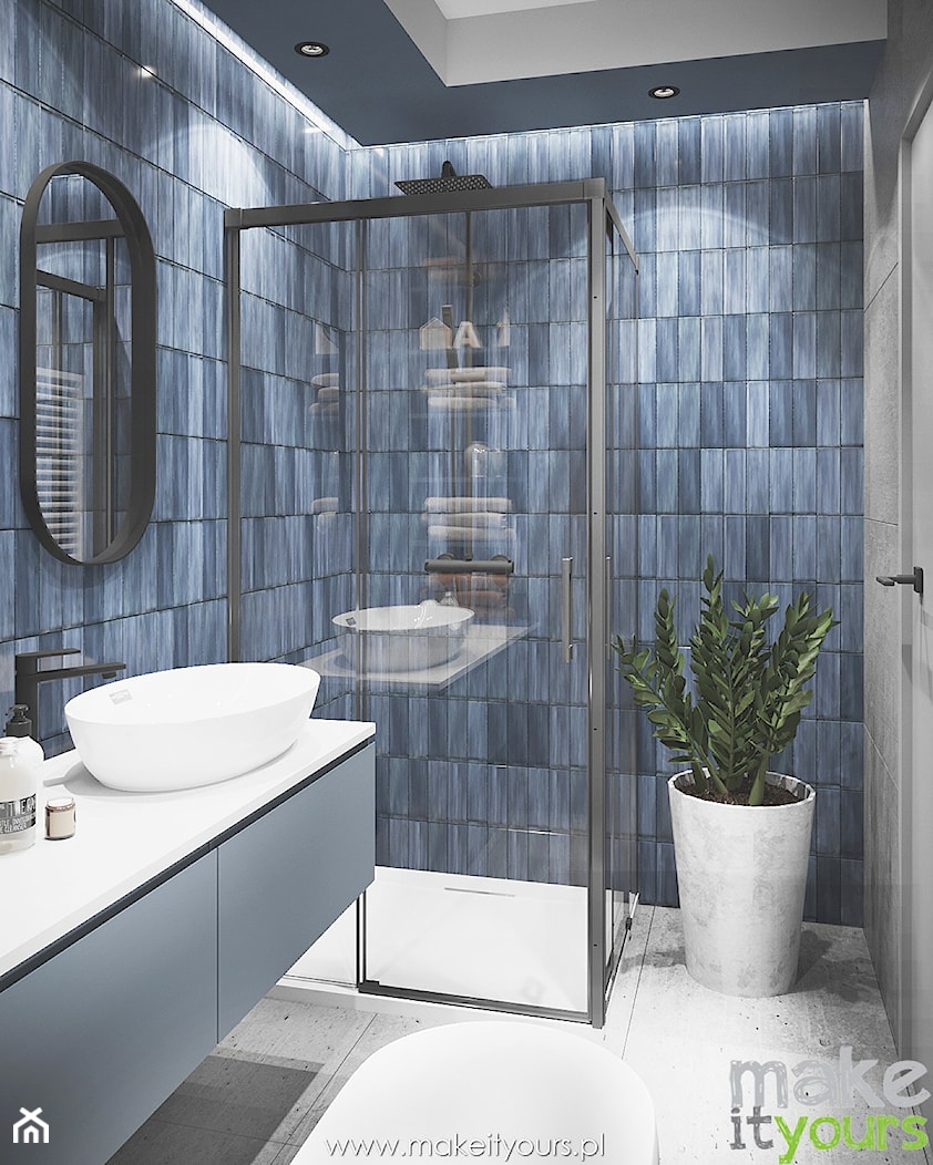 Łazienka z prysznicem - zdjęcie od Make It Yours Studio projektowania wnętrz - Homebook
