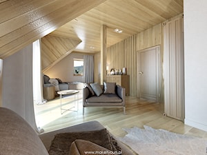 Sypialnia na poddaszu - zdjęcie od Make It Yours Studio projektowania wnętrz
