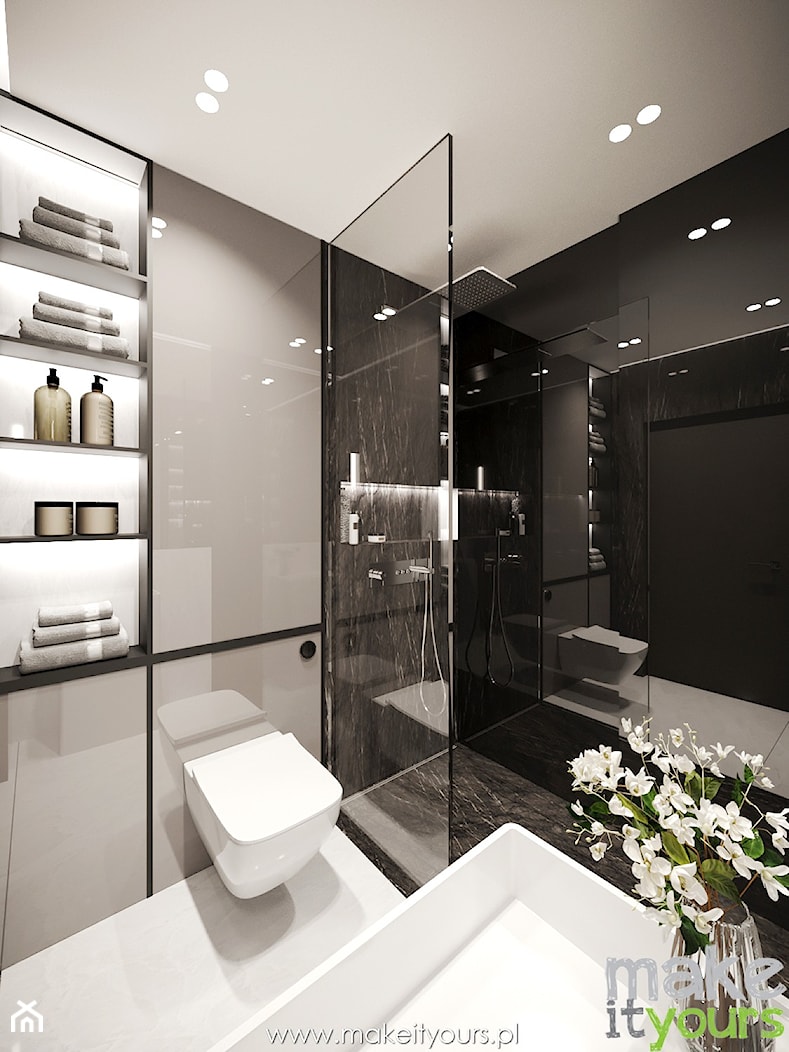 Łazienka z prysznicem - zdjęcie od Make It Yours Studio projektowania wnętrz - Homebook