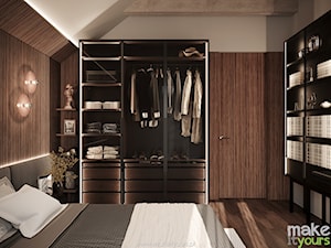 Sypialnia na poddaszu - zdjęcie od Make It Yours Studio projektowania wnętrz
