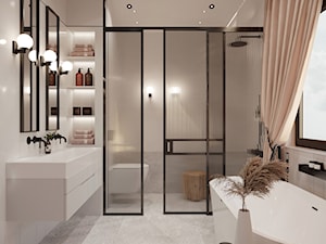 Delikatna łazienka - zdjęcie od Make It Yours Studio projektowania wnętrz