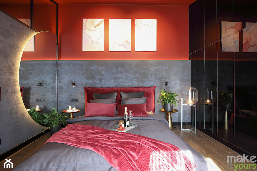 Przytulna sypialnia na poddaszu - zdjęcie od Make It Yours Studio projektowania wnętrz
