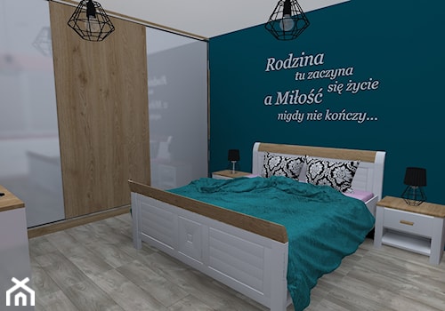 Nowoczesne wnętrze sypialni w stylu skandynawskim - zdjęcie od DeCe Wnętrza - Dominika Ciuberek