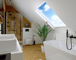 Łazienka na poddaszu - zdjęcie od AD&D Architektura Dekoracja & Design - Homebook