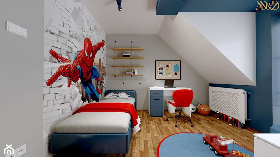 Pokój chłopca - Pokój dziecka, styl nowoczesny - zdjęcie od AD&D Architektura Dekoracja & Design