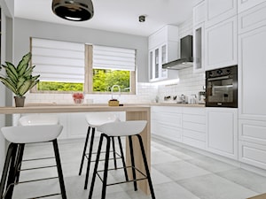Kuchnia w domu jednorodzinnym - zdjęcie od AD&D Architektura Dekoracja & Design
