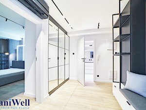 SaniWell wchodzisz i mieszkasz - Ruczaj - mieszkanie pod klucz - Hol / przedpokój, styl minimalistyczny - zdjęcie od SaniWell - wnętrza pod klucz - wchodzisz i mieszkasz