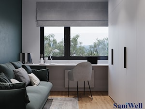 Sypialnia - Projekt Wizjonerów - SaniWell wnętrza pod klucz - wchodzisz i mieszkasz - zdjęcie od SaniWell - wnętrza pod klucz - wchodzisz i mieszkasz