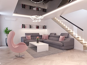 "Glam House"- kompleksowy projekt wnętrz domu o pow. 125 m2 w stylu glamour - zdjęcie od Braun Studio