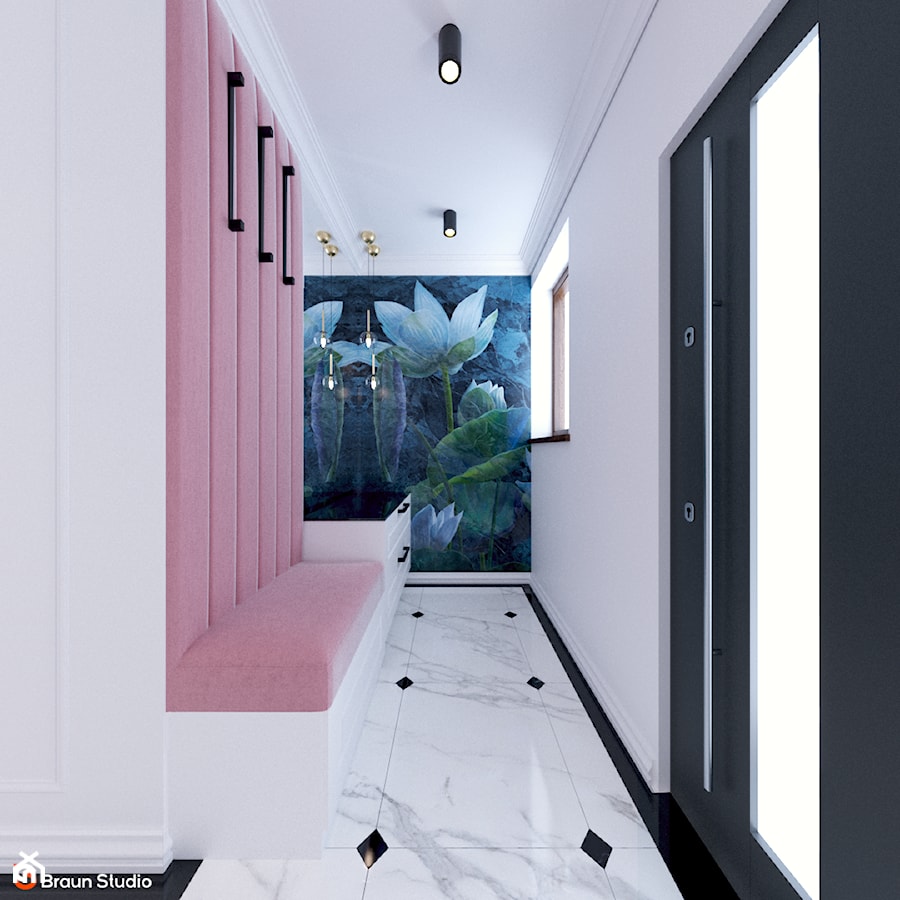 "Water Lilies" metamorfoza domu w stylu glamour - zdjęcie od Braun Studio