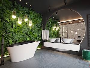 GREEN PARADISE - Projekt łazienki