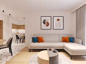 "TERRAZZO AMORE" projekt mieszkania na start o pow. 36 m2 - zdjęcie od Braun Studio