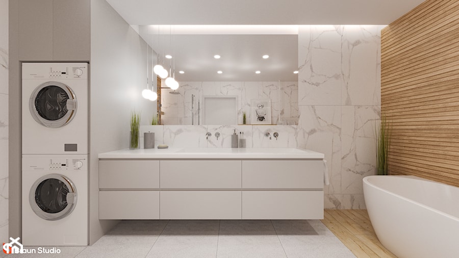 Balance- kompleksowy projekt łazienki - zdjęcie od Braun Studio