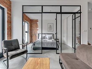 Mieszkanie na wynajem krótkoterminowy - Salon, styl minimalistyczny - zdjęcie od ARCHISTREFA