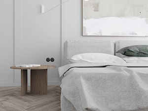 Przewaga bieli - Sypialnia, styl minimalistyczny - zdjęcie od Agnieszka Małecka Architekt Wnętrz