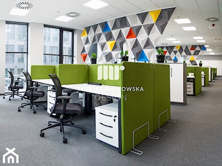 Aranżacje wnętrz - Wnętrza publiczne: Open Space - MONIKA RUTKOWSKA DESIGN. Przeglądaj, dodawaj i zapisuj najlepsze zdjęcia, pomysły i inspiracje designerskie. W bazie mamy już prawie milion fotografii!