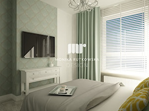 Projekt-wnętrze prywatne - Sypialnia, styl nowoczesny - zdjęcie od MONIKA RUTKOWSKA DESIGN