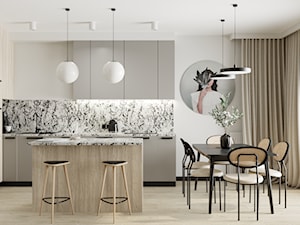 Projekt mieszkania - Jaśkowa Dolina w Gdańsku - Kuchnia, styl nowoczesny - zdjęcie od Julia Podsiadło Design