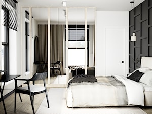 Projekt mieszkania - Jaśkowa Dolina w Gdańsku - Sypialnia, styl nowoczesny - zdjęcie od Julia Podsiadło Design